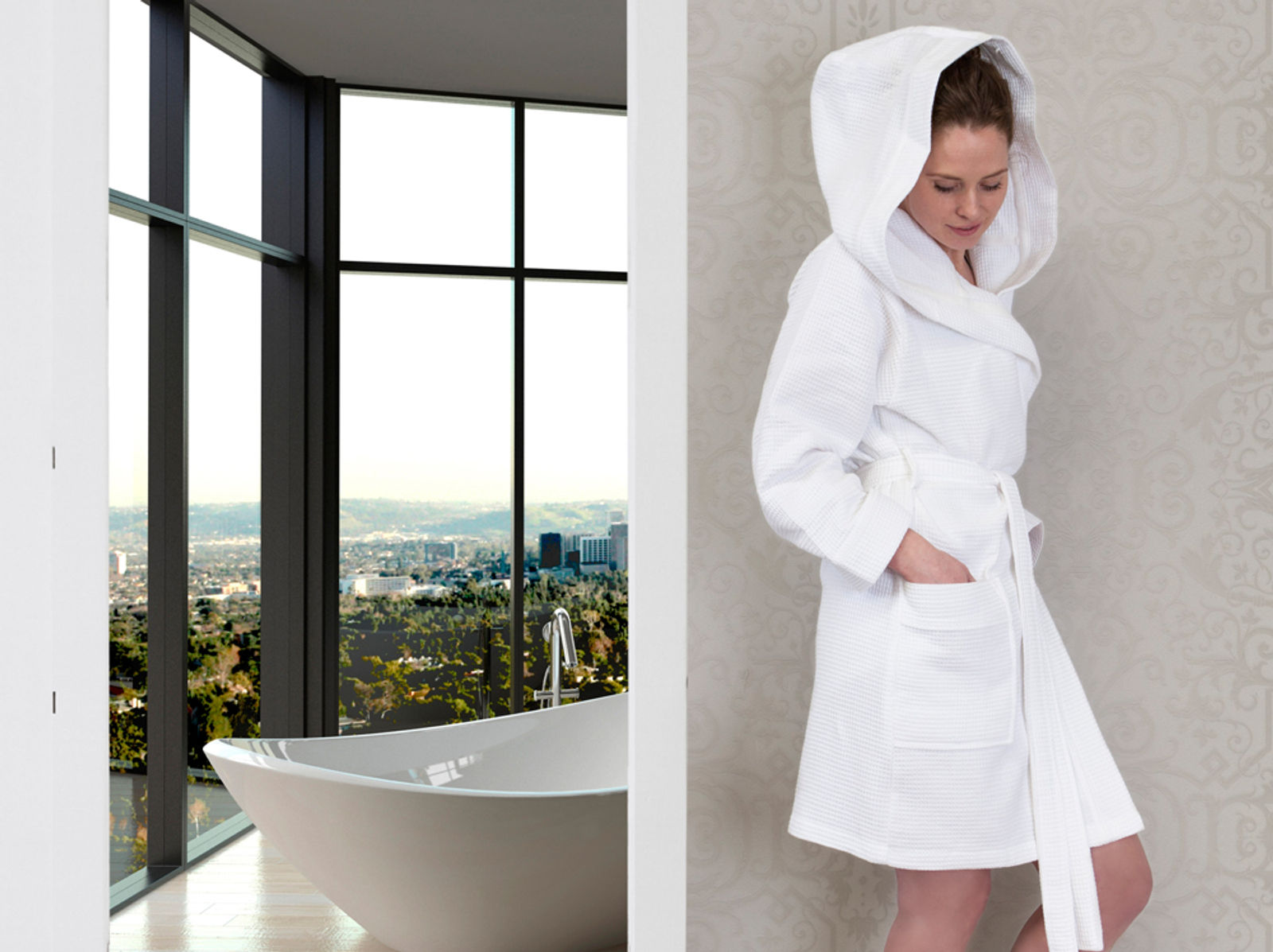 Bathrobe White